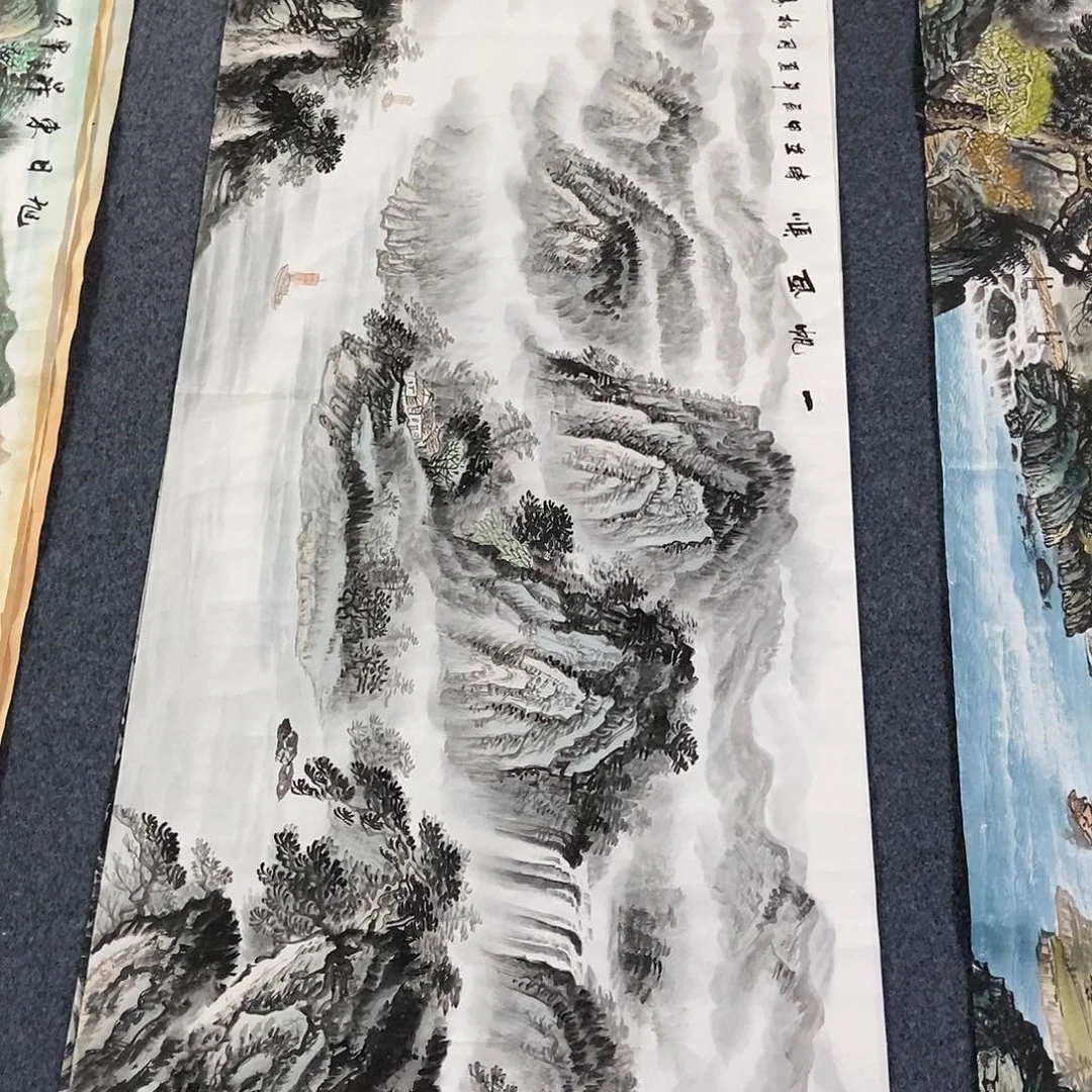 国画小六尺山水一幅