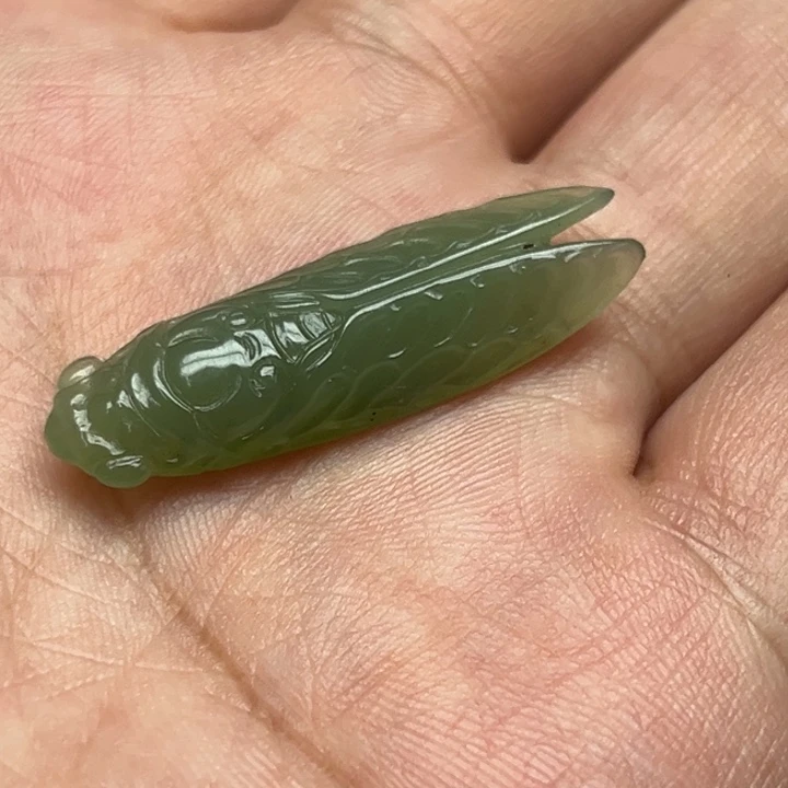 和田玉(碧玉)吊坠(不含链)未镶嵌不*谢