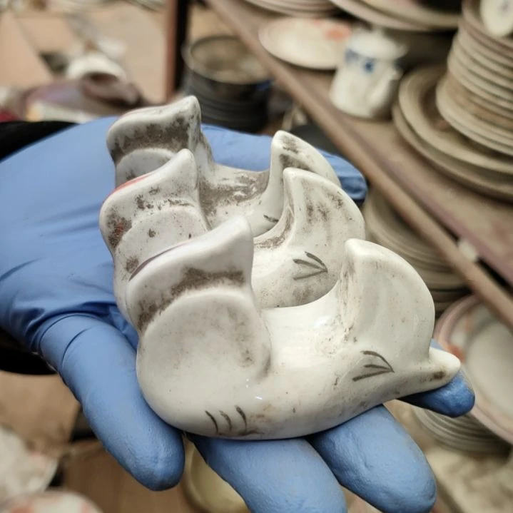 摆件陶瓷盘子碗啥都有3个