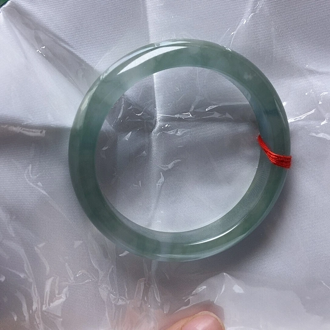 翡翠未镶嵌手镯55.4圈