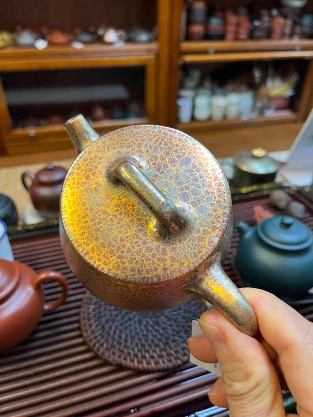 宽口石瓢贝壳烧 220cc 原矿段泥 传统经典器口大好泡茶，出水顺爽！