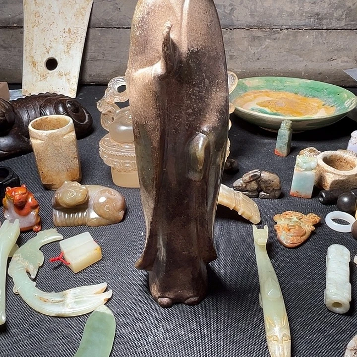 呈***呈玛瑙/玉髓合金颈饰