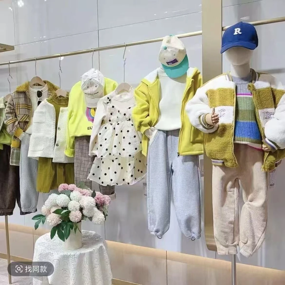 A6413#CYX-JWGG-53080童装黑色裤子