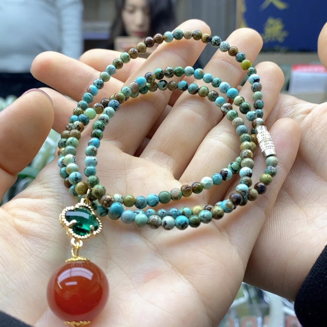 玛瑙/玉髓未镶嵌颈饰卡16