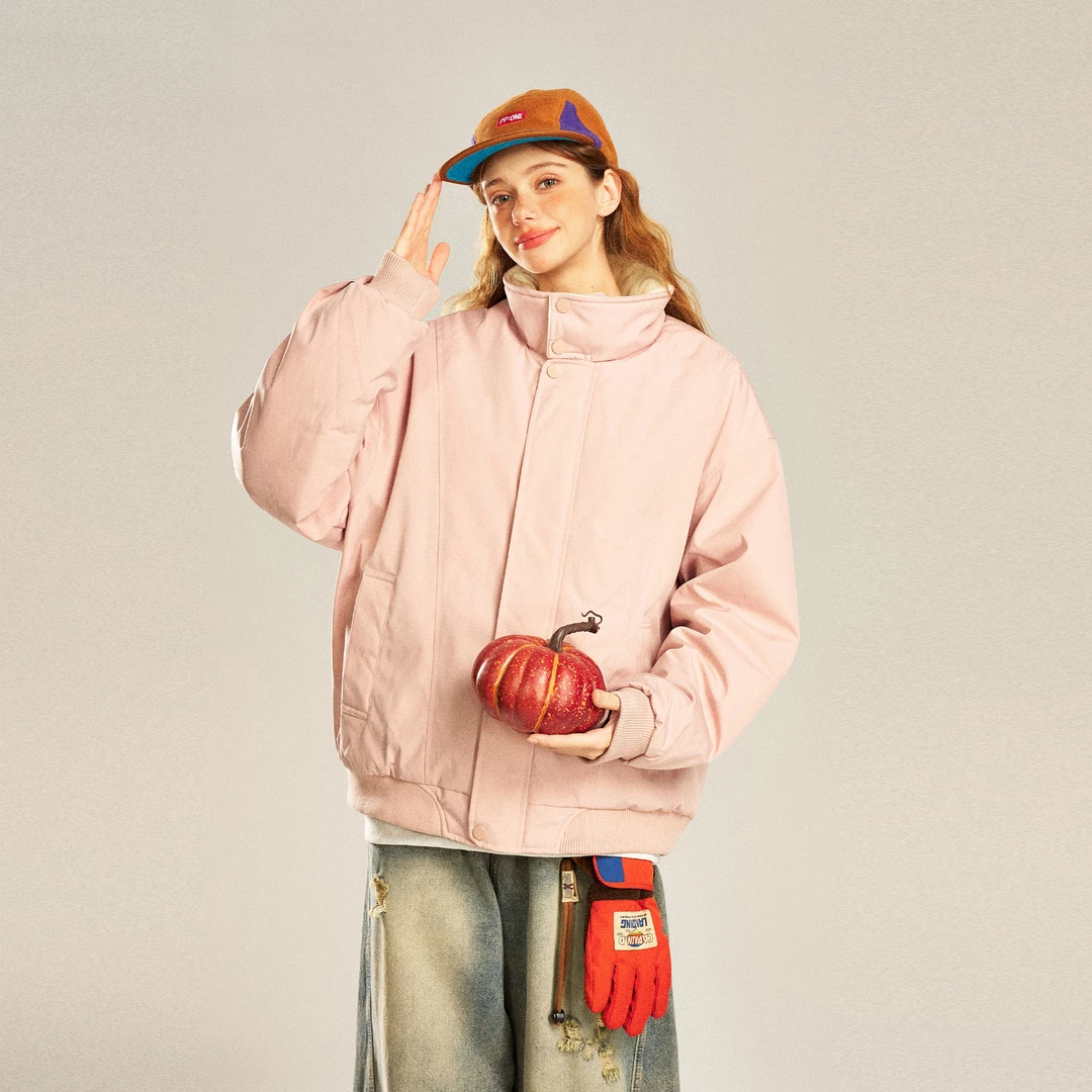 BEETLE TOWN秋冬季情侣新款加厚棉衣棉服女防风保暖情侣休闲上衣