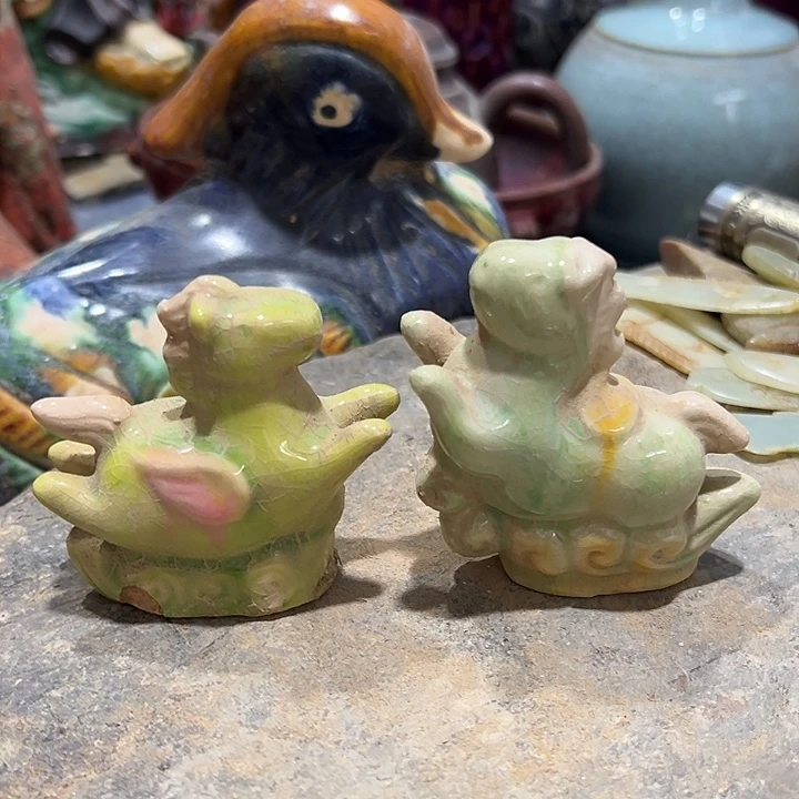 瓦当摆件茶包茶具陶瓷