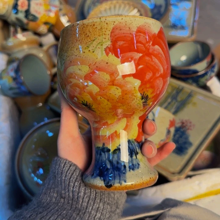 瓷片景德镇陶瓷手工手绘