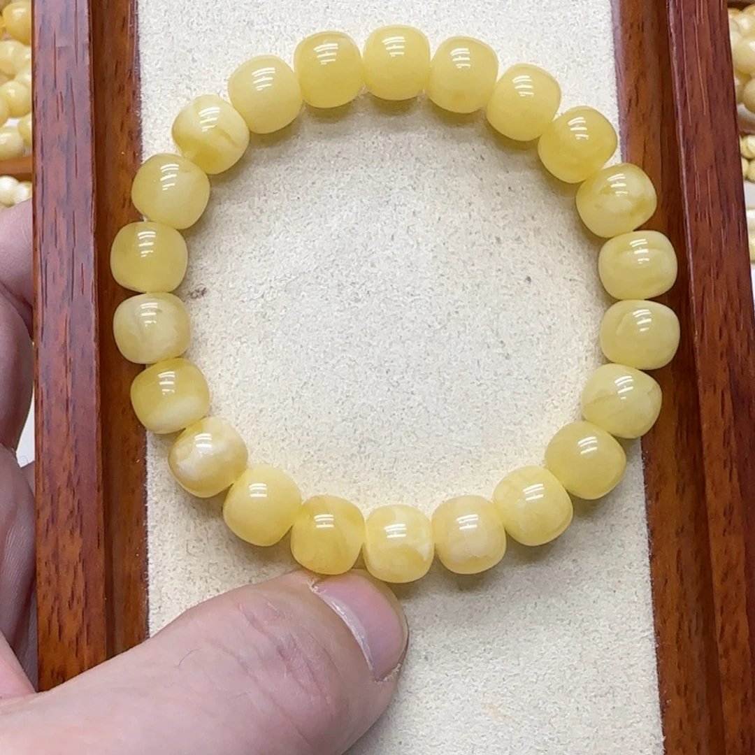 蜜蜡未镶嵌手串蜜蜡手串