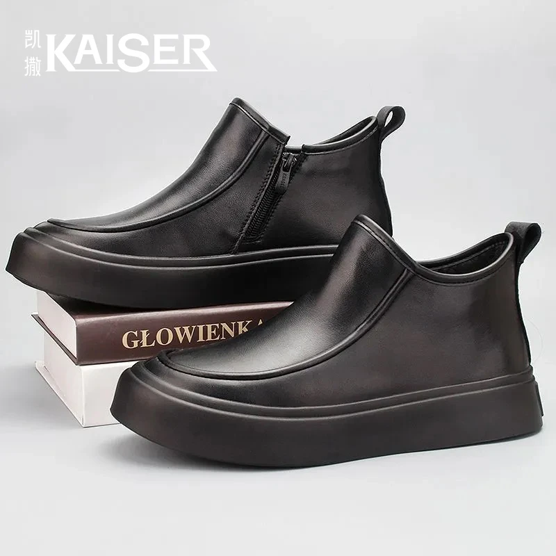 KAISER/凯撒新款男鞋秋冬时尚潮流高帮休闲鞋男士户外运动马丁靴