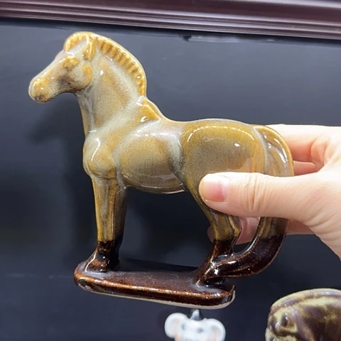 瓷片国营厂库存摆件