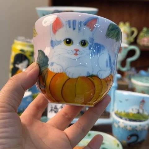 炉景德镇釉下手绘陶瓷