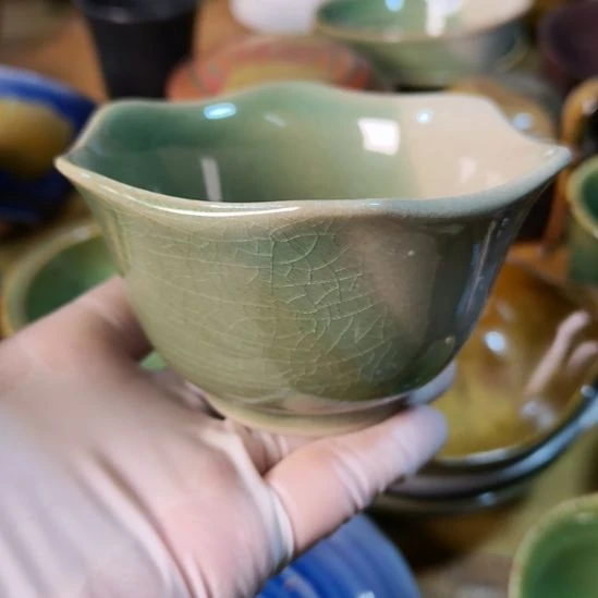 瓷片磁州窑五厂盘碗壶杯有瑕疵