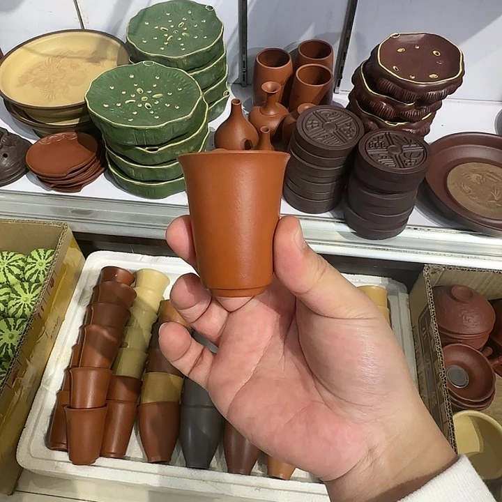 紫砂茶壶朱泥闻香杯