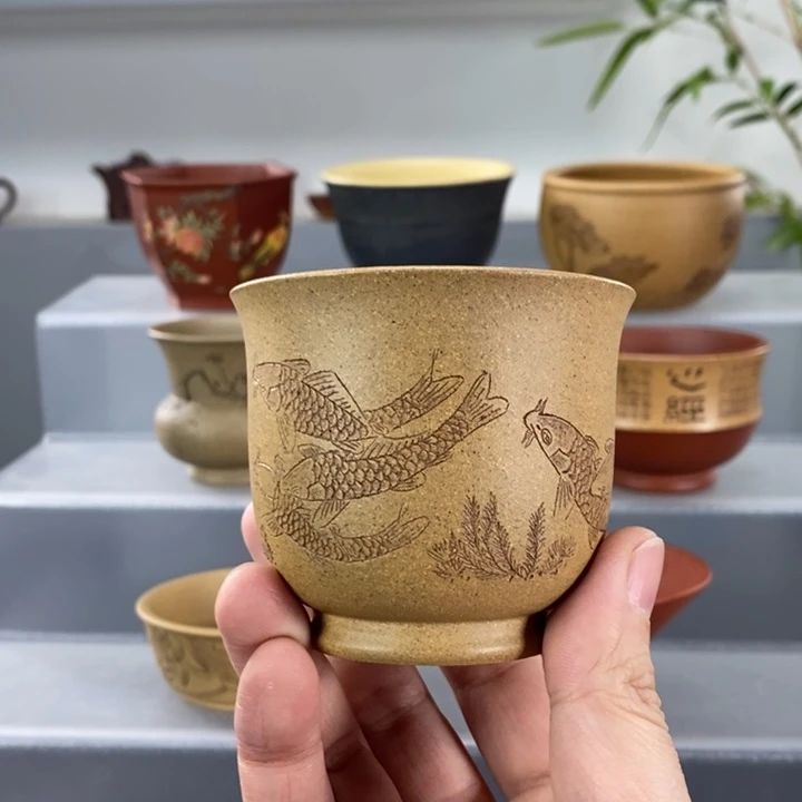 宜兴紫砂手工主人杯