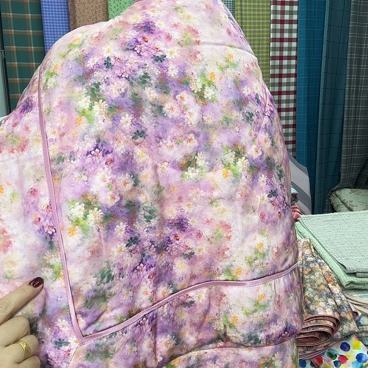 棉莫代尔纤维花海凉凉被