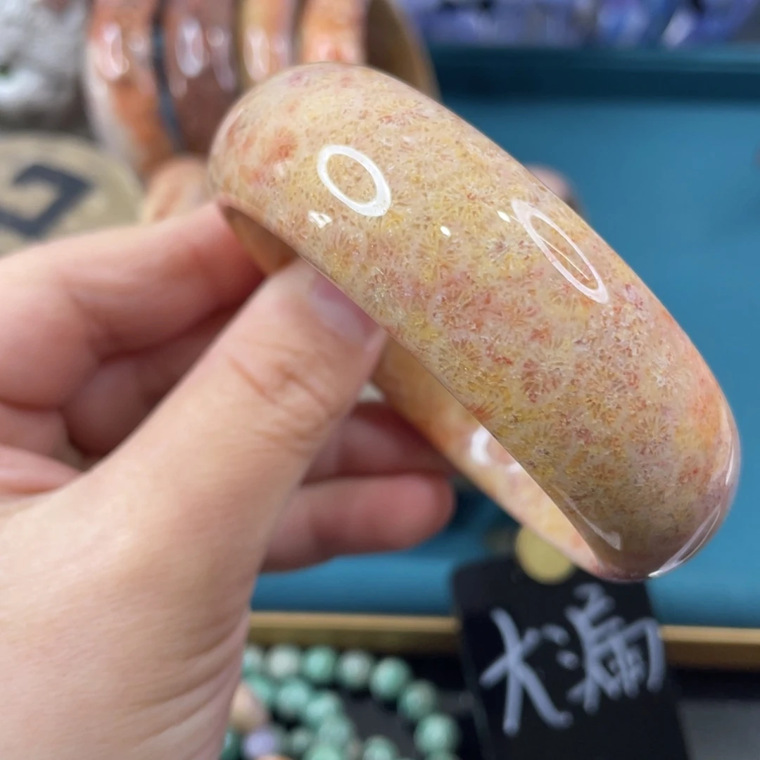 未镶嵌手镯硅化玉