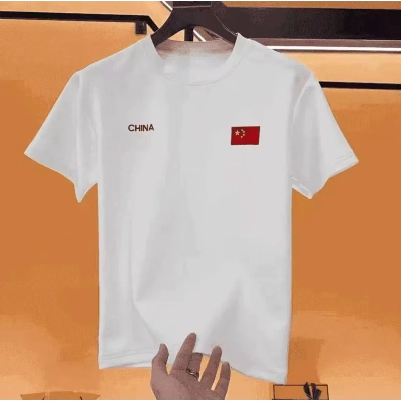 H2-2025新款百搭舒适短袖T恤男女同款简约打底衫上衣男女同款短袖