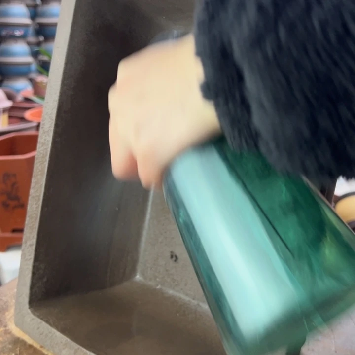 紫砂宜兴紫砂素面马槽40