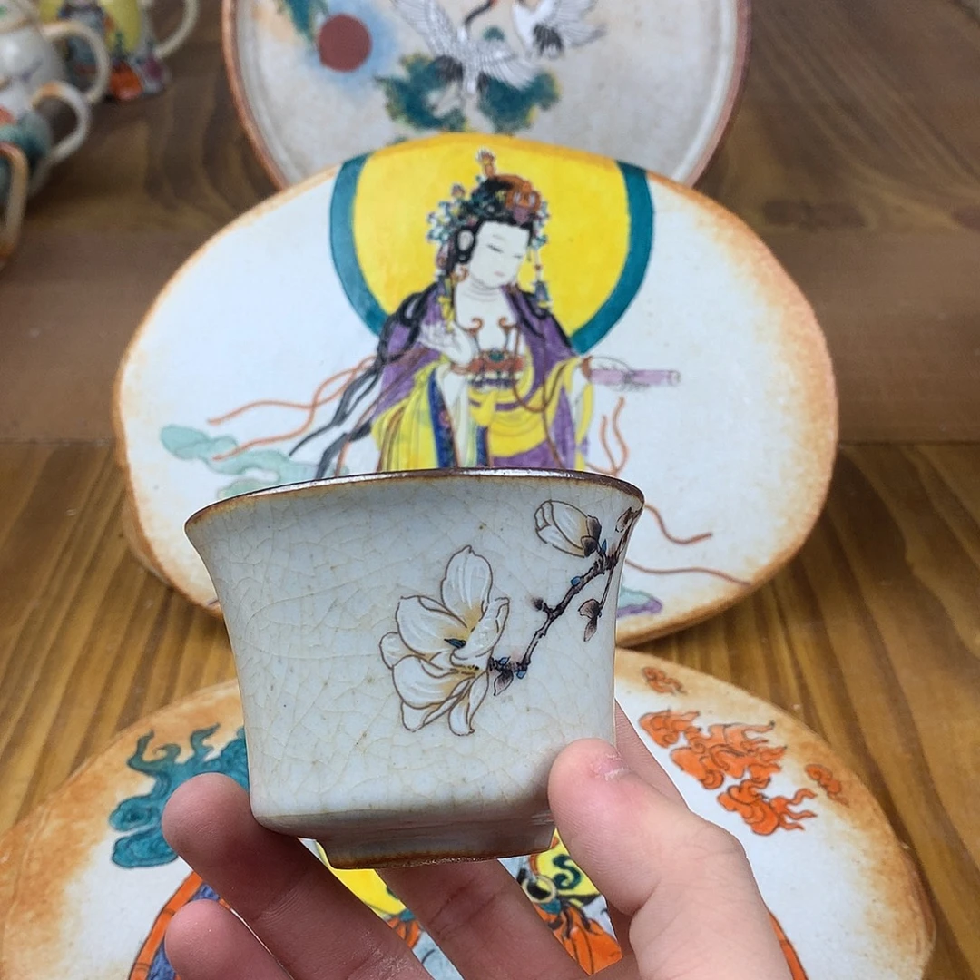 摩***羯杯景德镇陶瓷手作