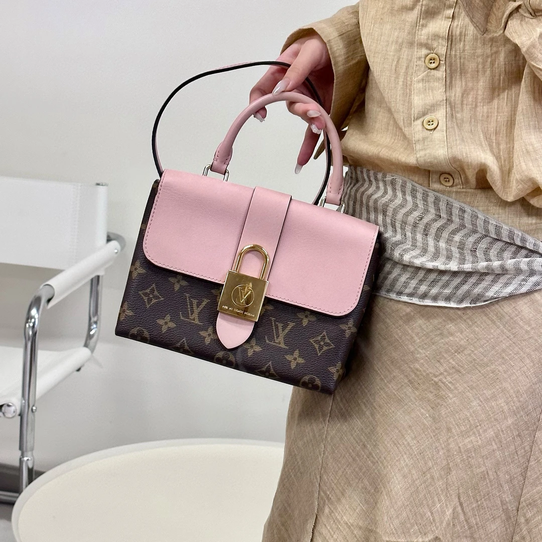95新 LouisVuitton/路易威登 lv 老花公文斜挎包