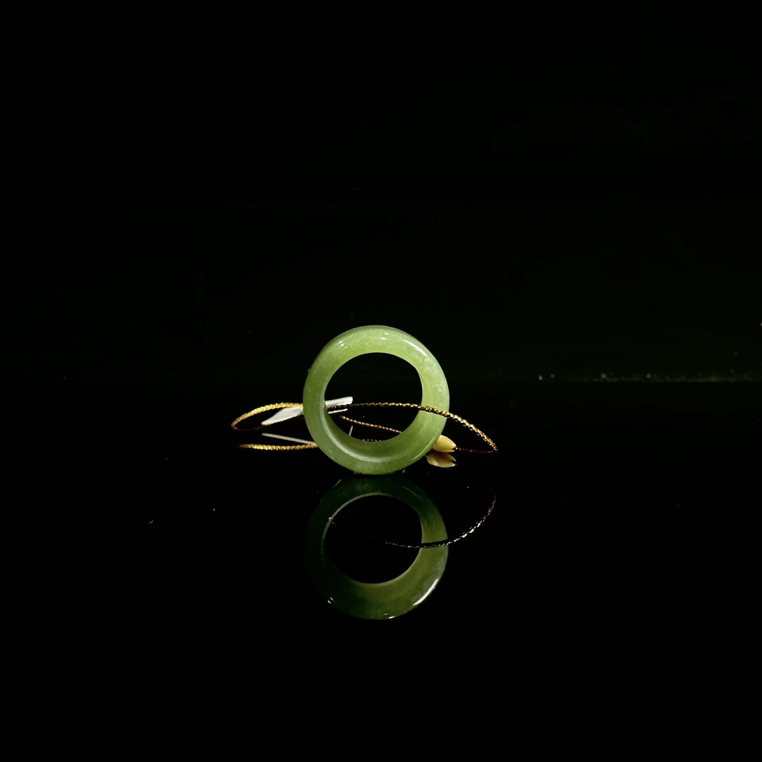 和田玉青玉扳指972145