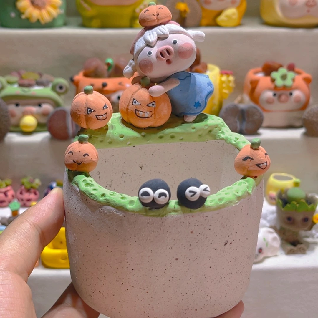 106纯手工制作重工盆盆