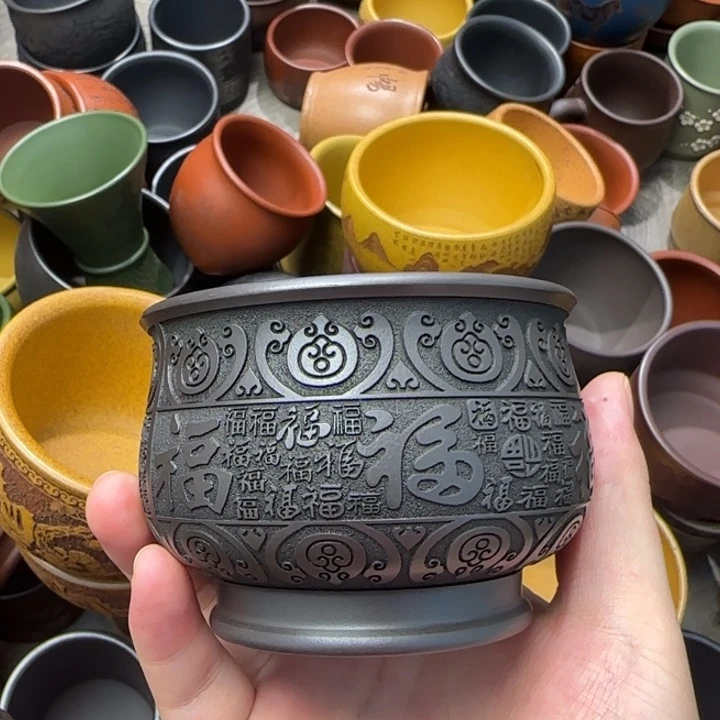 茶杯紫砂全手工紫砂
