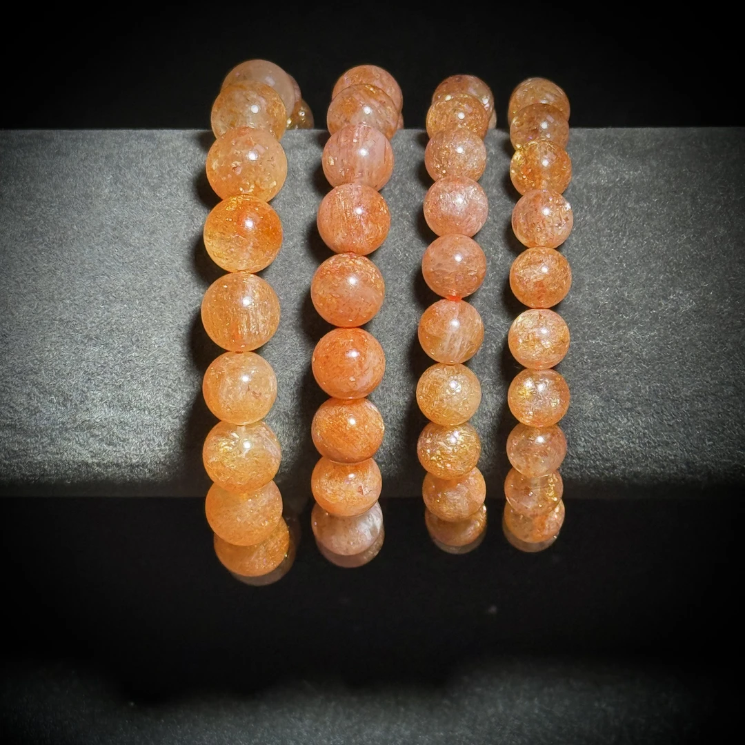 天然老矿金太阳单圈手串 多样性发其一A7033