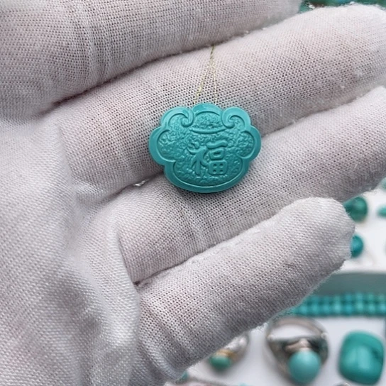 绿松石未镶嵌配饰