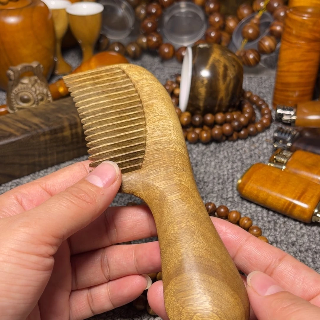 金丝楠老料一体梳