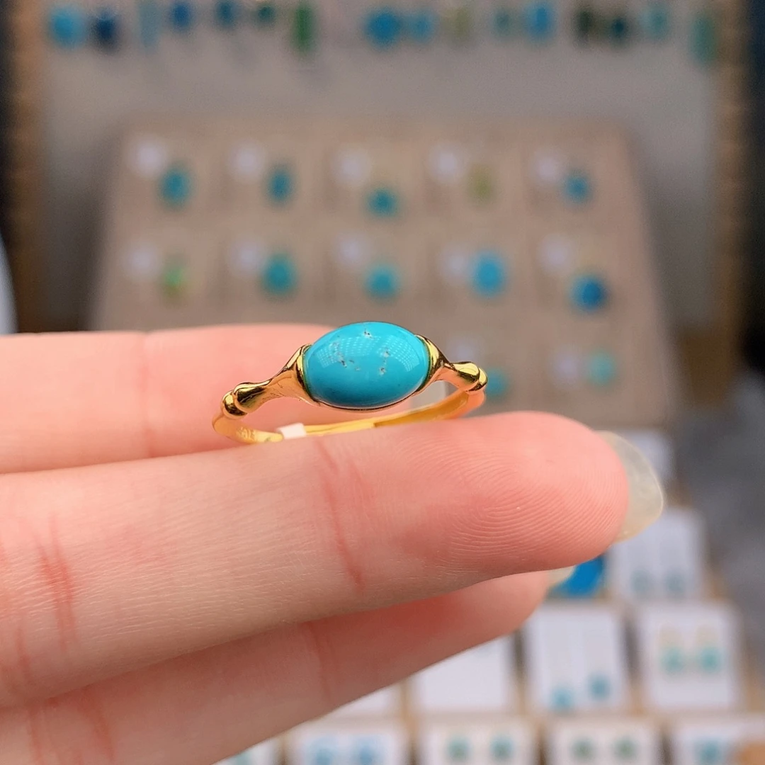 绿松石银S925镶嵌颈饰