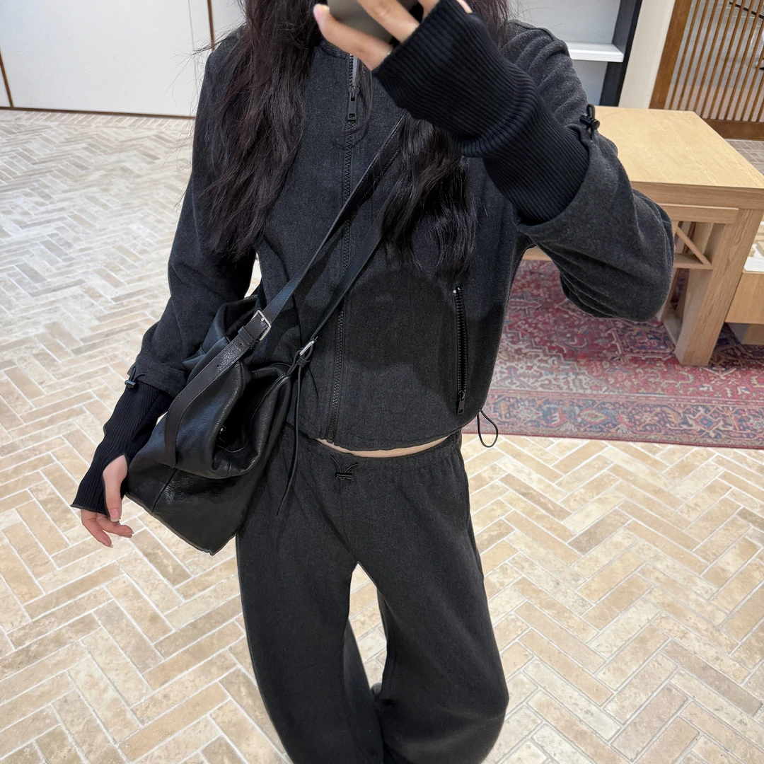 Seyora【空气感休闲裤】松弛顺滑空气感垂感阔腿休闲裤K37003SY53