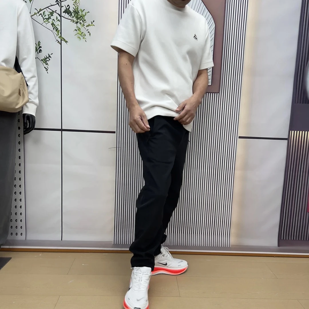 A-801小太阳男款加绒加厚中腰散口裤热销款