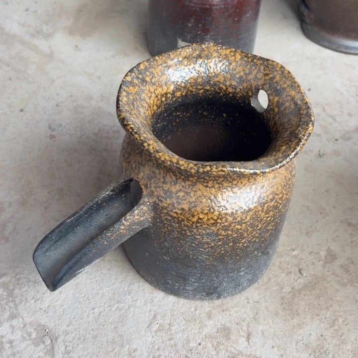 紫砂花盆口径14/16进水口1.5厘米