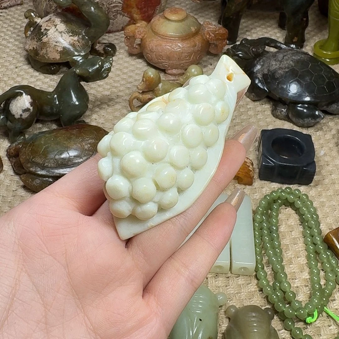 白玉菩提吊坠挂件