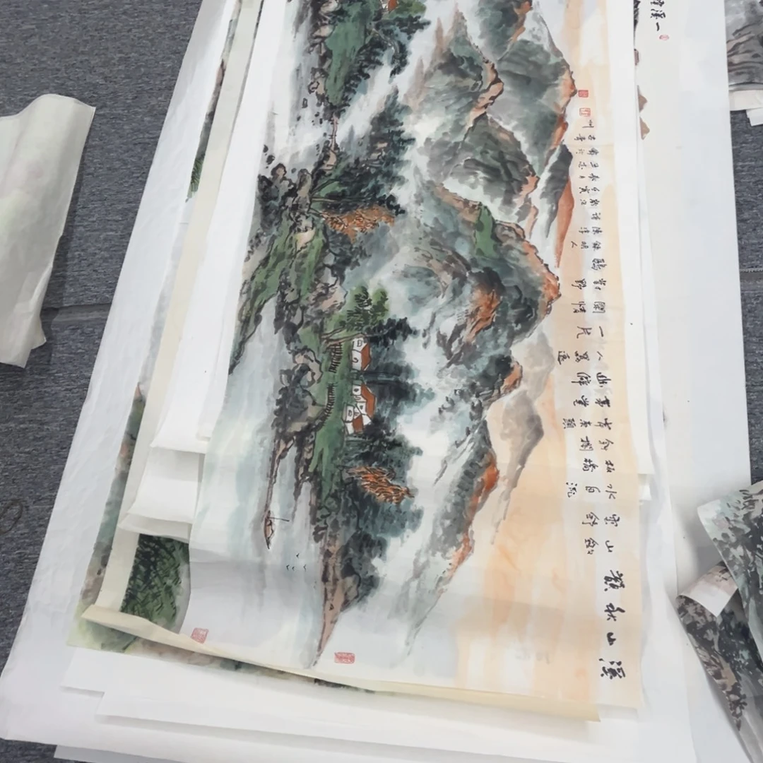 大***浩国画绘画作品多次参加全国