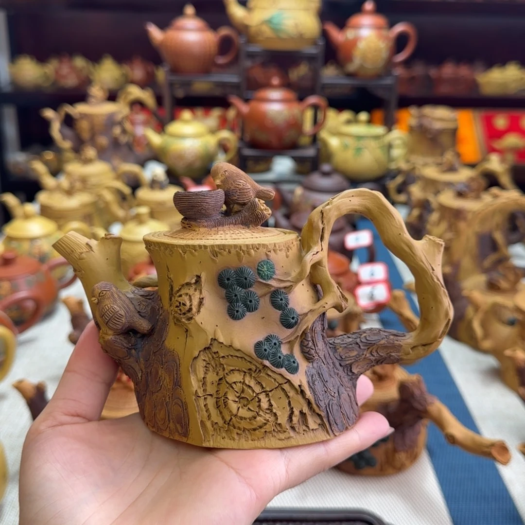 茶壶紫砂竹**风树桩喜鹊