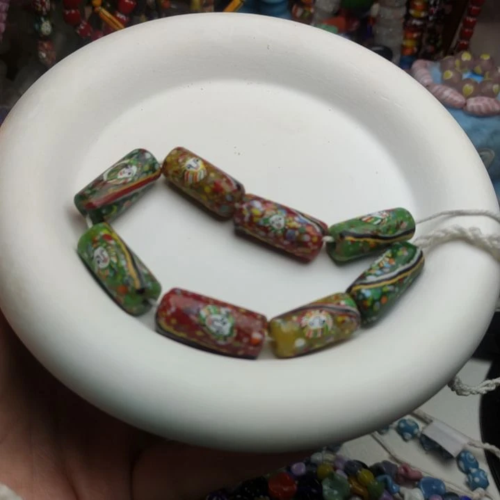琉璃非金属西亚琉璃人脸半条