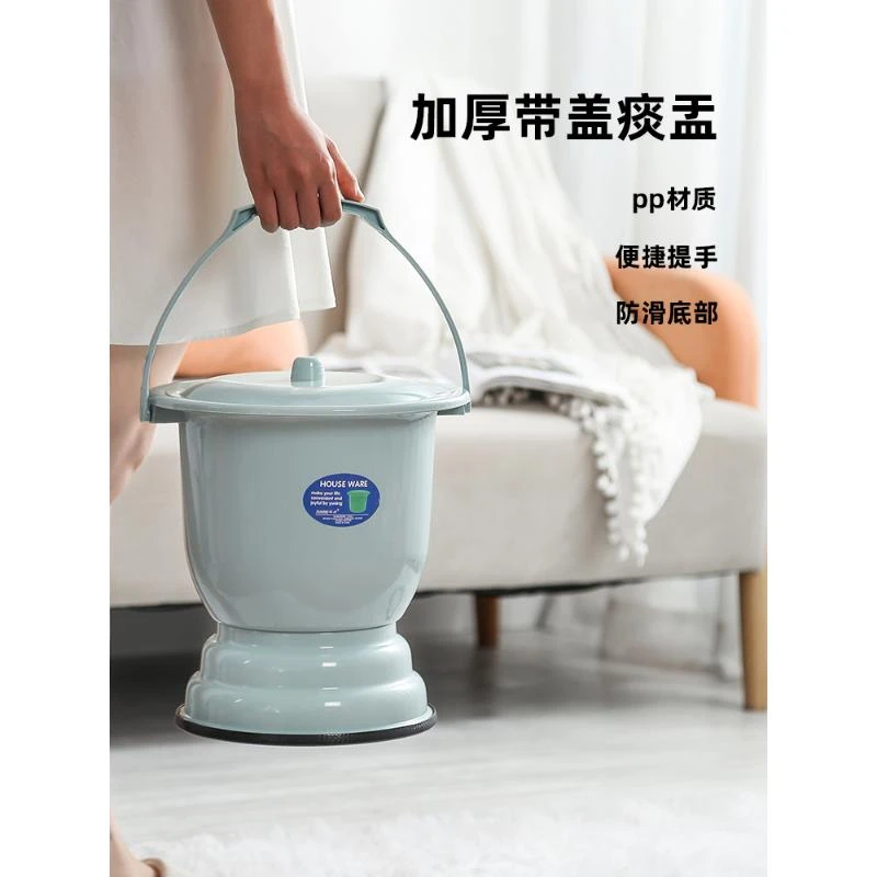 痰盂尿桶尿便盆尿罐夜壶加厚带盖手提家用起夜女成人孕妇儿童卧室