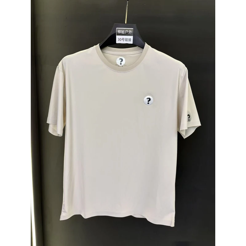 (石)1圆领速干高端定制-1246夏季户外无痕速干半袖T恤1.1a