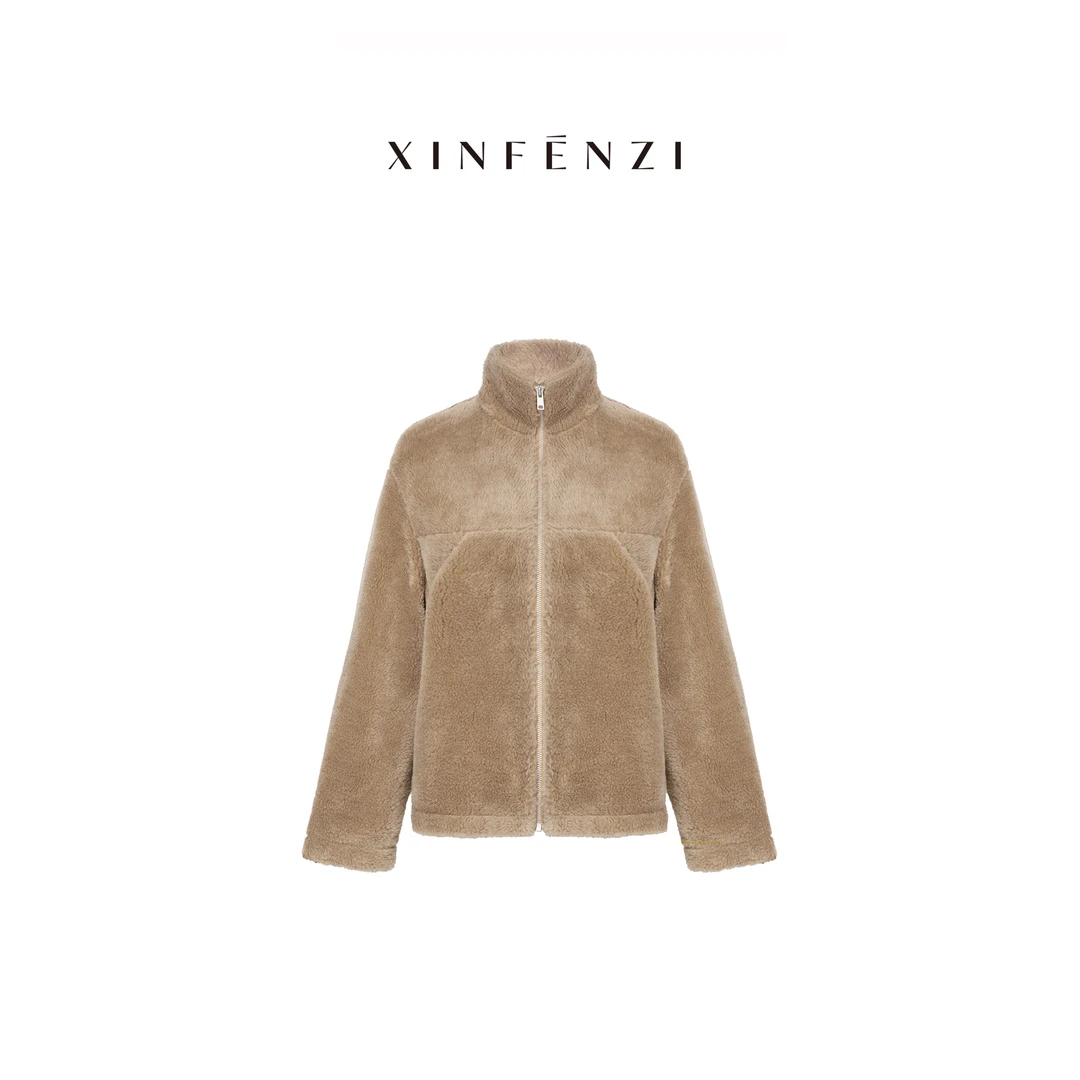 【伴你左右】XINFENZI全毛泰迪系列重磅推荐立领高保暖外套WJK36552