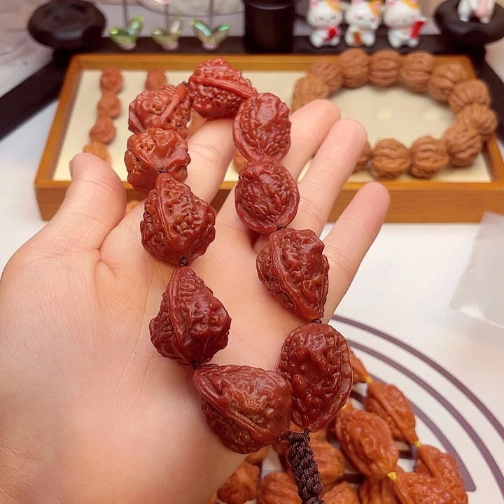 手串文玩核桃小核桃手串麒麟角