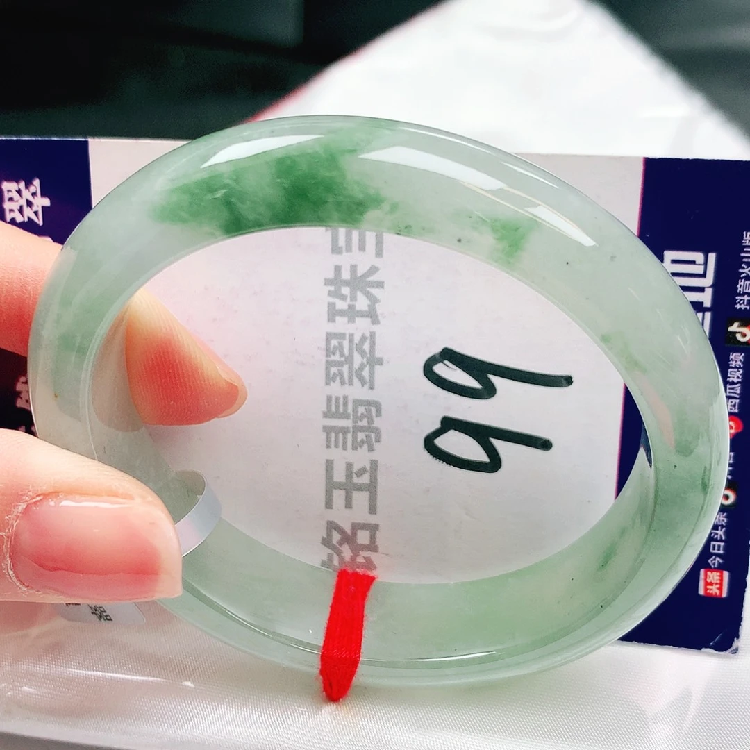 未镶嵌手镯翡翠缅甸天然a货翡翠手镯54贵