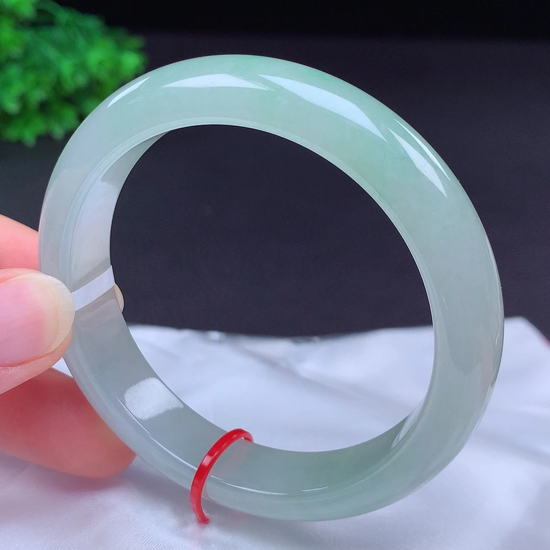 翡翠未镶嵌手镯57圈口432502