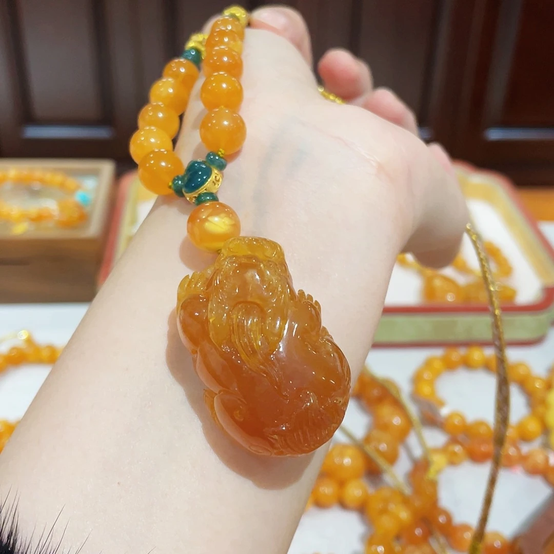 蜜蜡手链未镶嵌手串