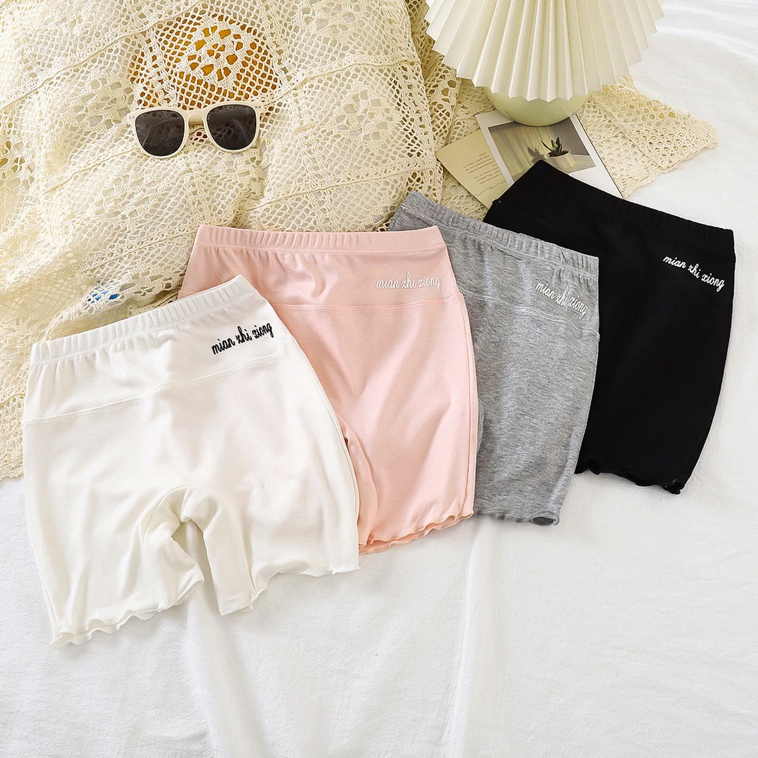 女童打底裤三分裤莫代尔防走光宝宝夏季薄款鲨鱼底裤打底裤女童