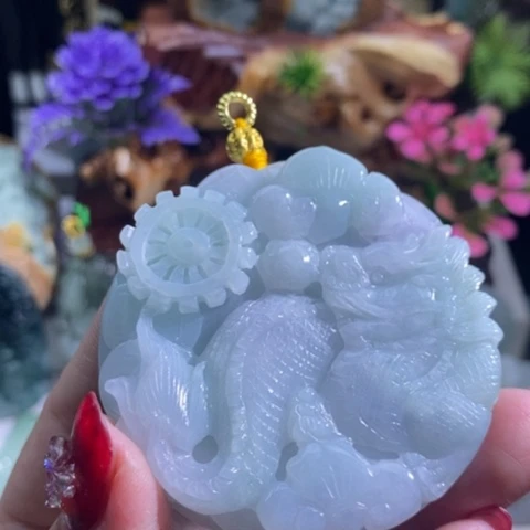 【闪购商品】颈饰未镶嵌翡翠龙凤