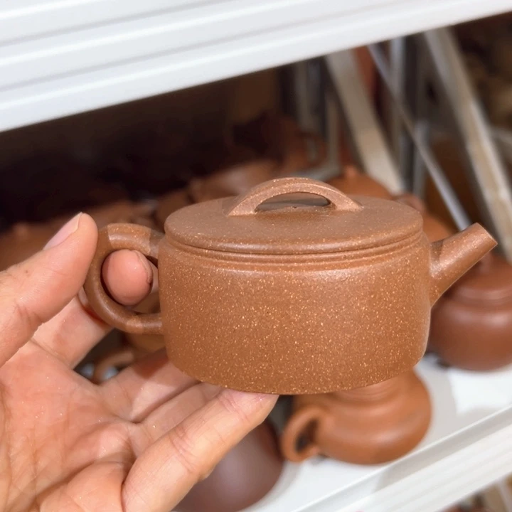 茶壶紫砂降坡汉瓦130c c