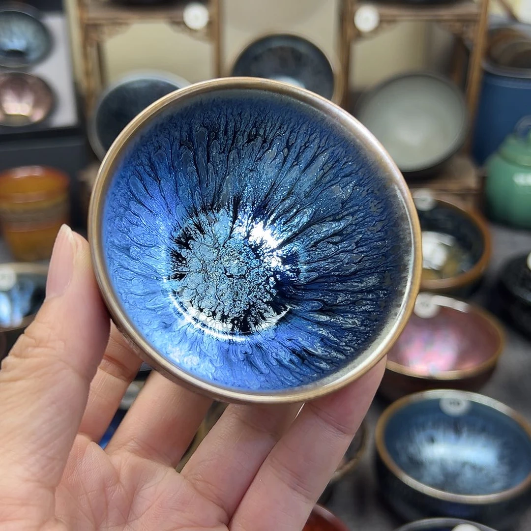 茶盏百花束口手工