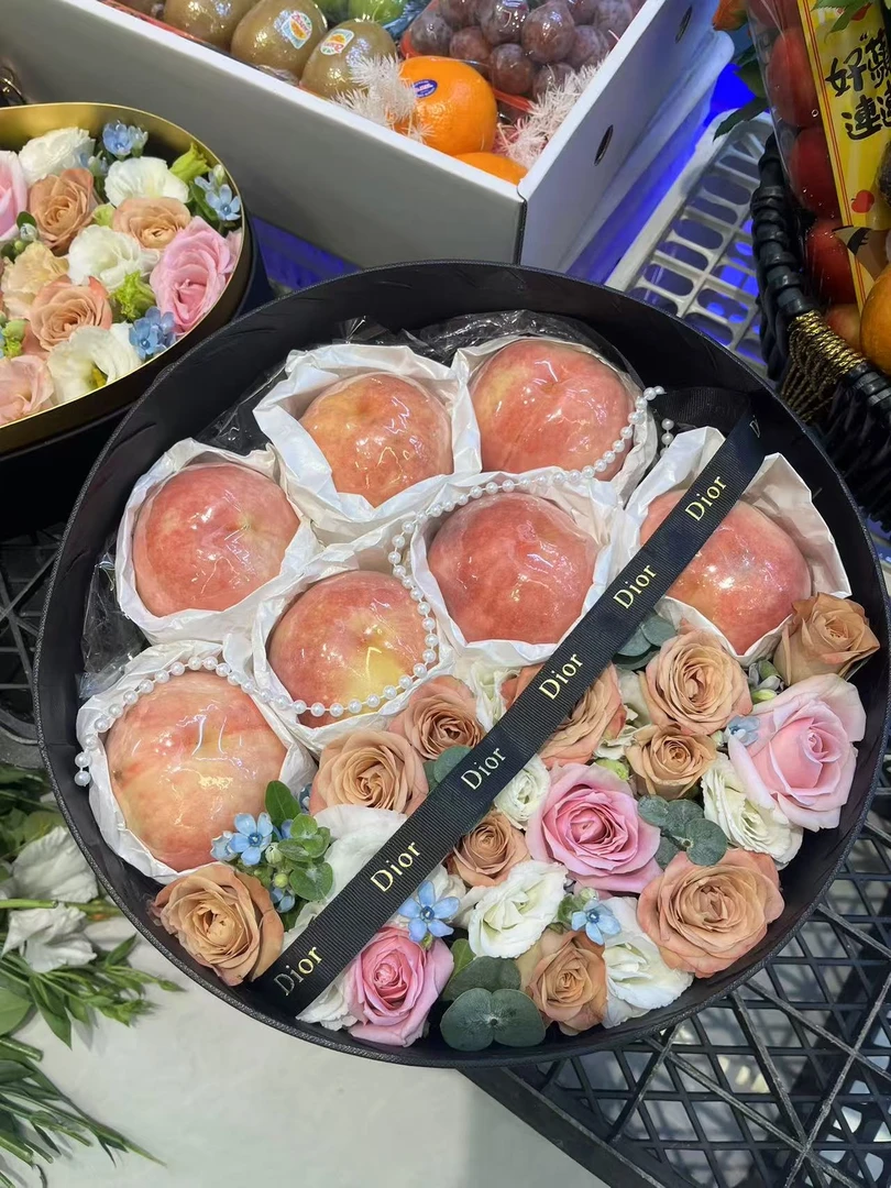 花城果语丨圆形款法式果礼1个(图片仅供参考实物请联系商家确认)